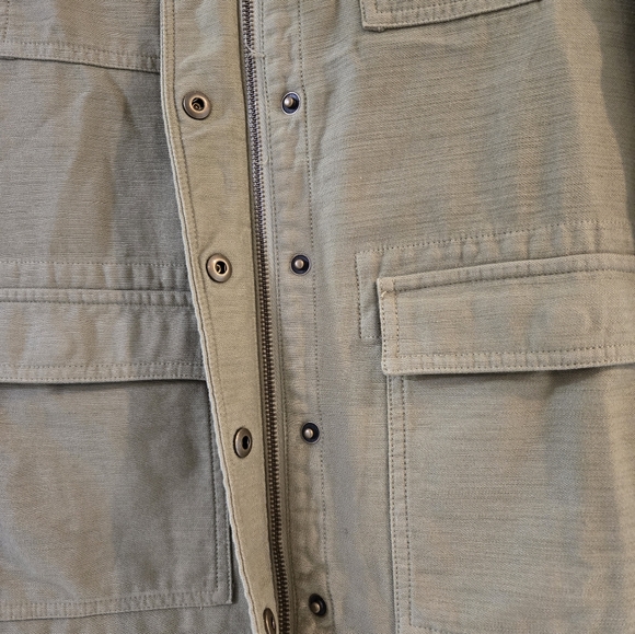 J.Crew Women Garment Dyed Military Jacket Size XXS EUC - Picture 4 of 6